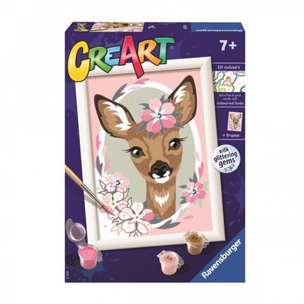 Ravensburger - CreArt Книжка-раскраска для детей Красивый олень 200726