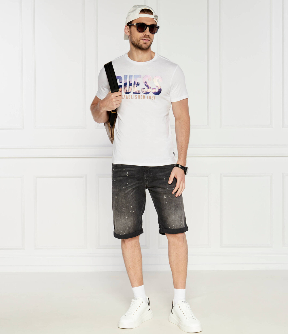 Футболка CITY OF PALMS GUESS - белый(M4YI83 K9RM1)