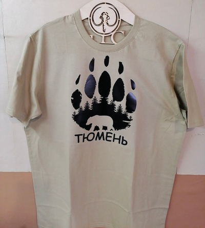 Футболка "Лапа" х/б в асс-те