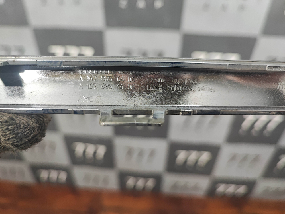 Молдинг переднего бампера Mercedes GLS (X167) 19-нв Б/У Оригинал A1678850406