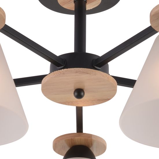 01625-0.3-05 BK+WOOD светильник потолочный