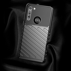 Противоударный чехол на телефон Motorola G8, серия Onyx от Caseport
