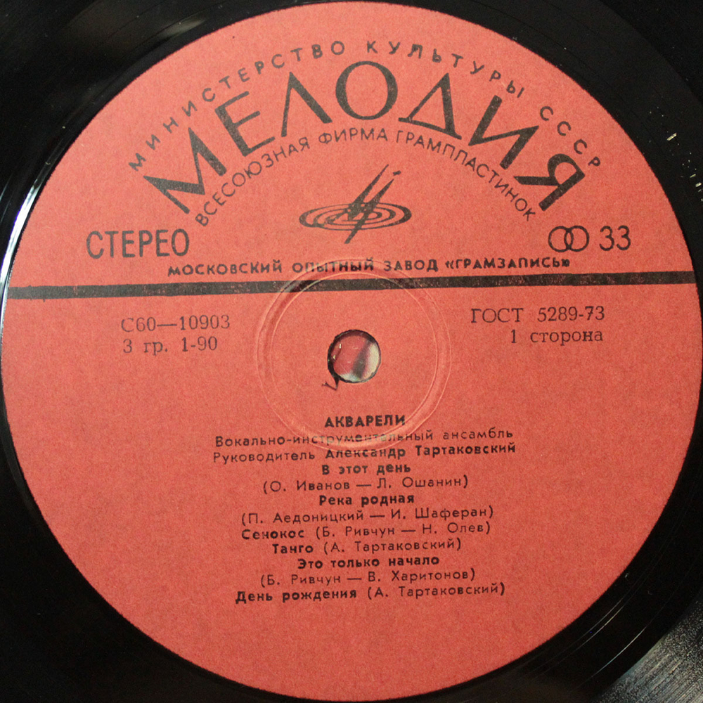 ВИА Акварели / Акварели (LP)