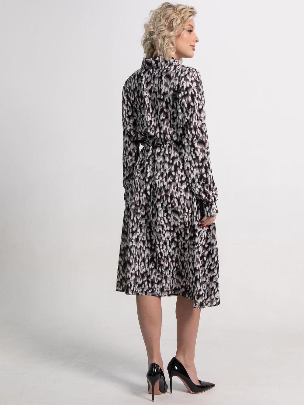 Платье Морена (серо-белое) П15010-45М LT Collection