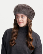 Берет из меха норки