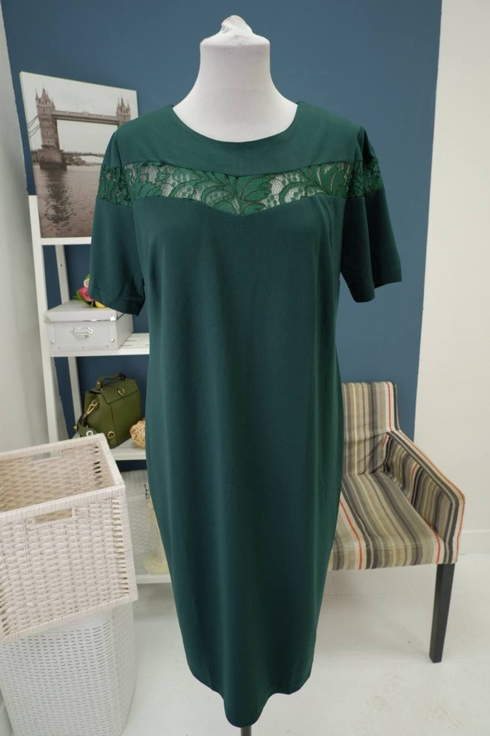 Платье Aziar зеленое 54 размер, новое