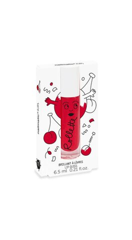 Nailmatic  Kids Rollette - блеск для губ для детей /  Cherry 6,5  ml  / GTIN 3760229890826