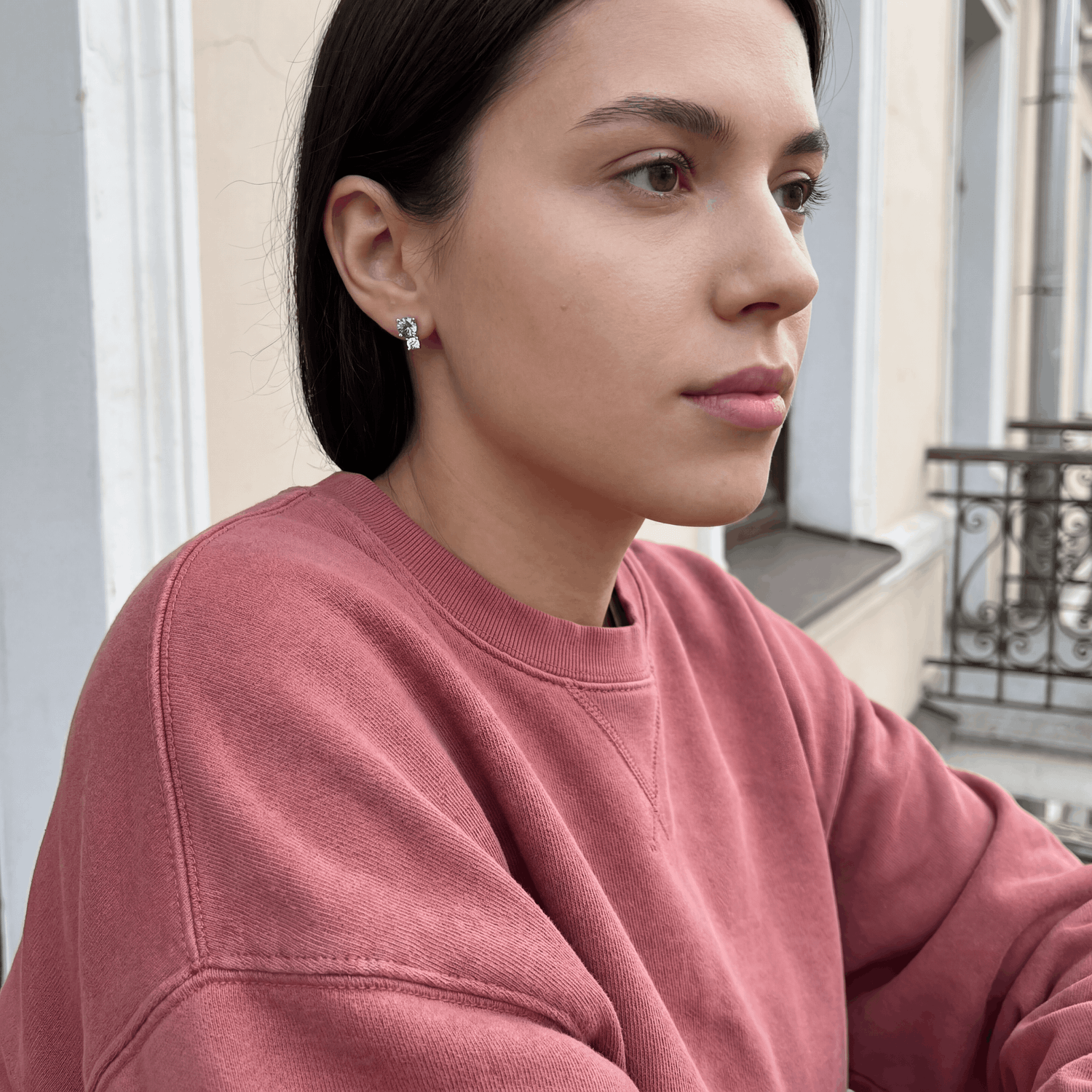 Серьги Серебряный Деликатный Микс – Синие
