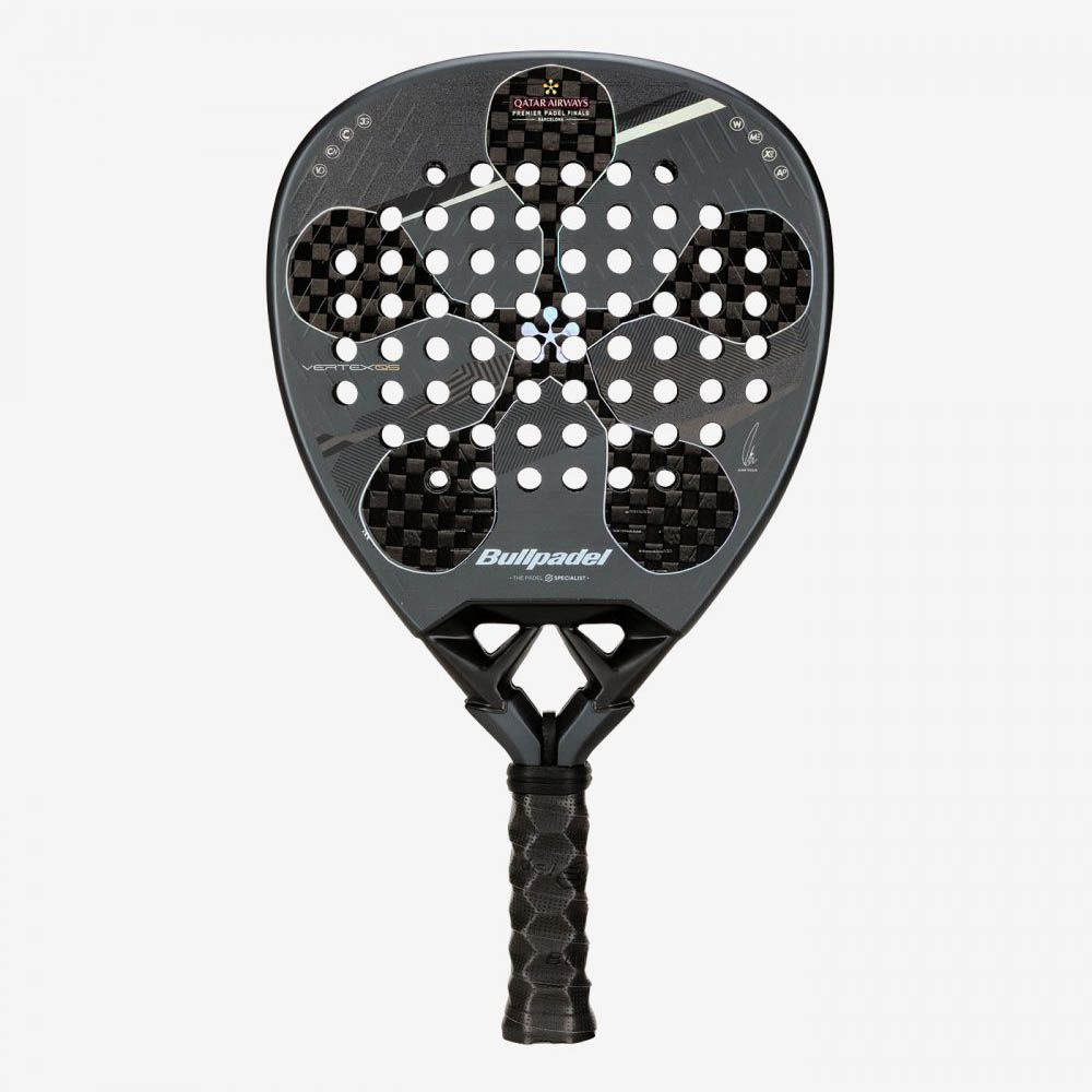Ракетка для падела BULLPADEL Vertex 05 TF 25, 495197, для проф. и любителей, стекловолокно, черный