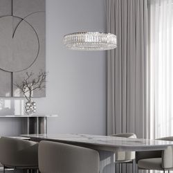 Подвесной светильник Eurosvet Iride 101007 LED хром