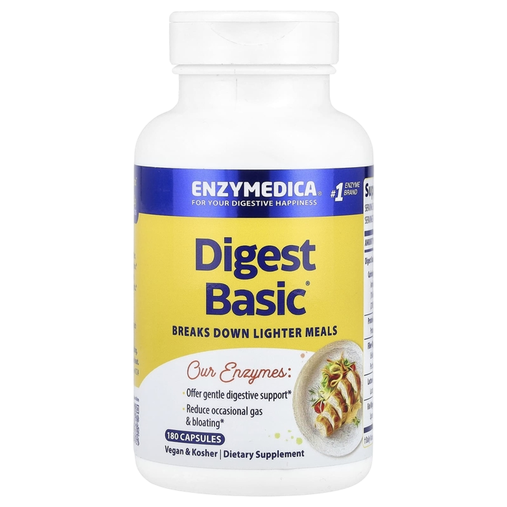 Enzymedica Digest Basic 180 capsules , Ферменты