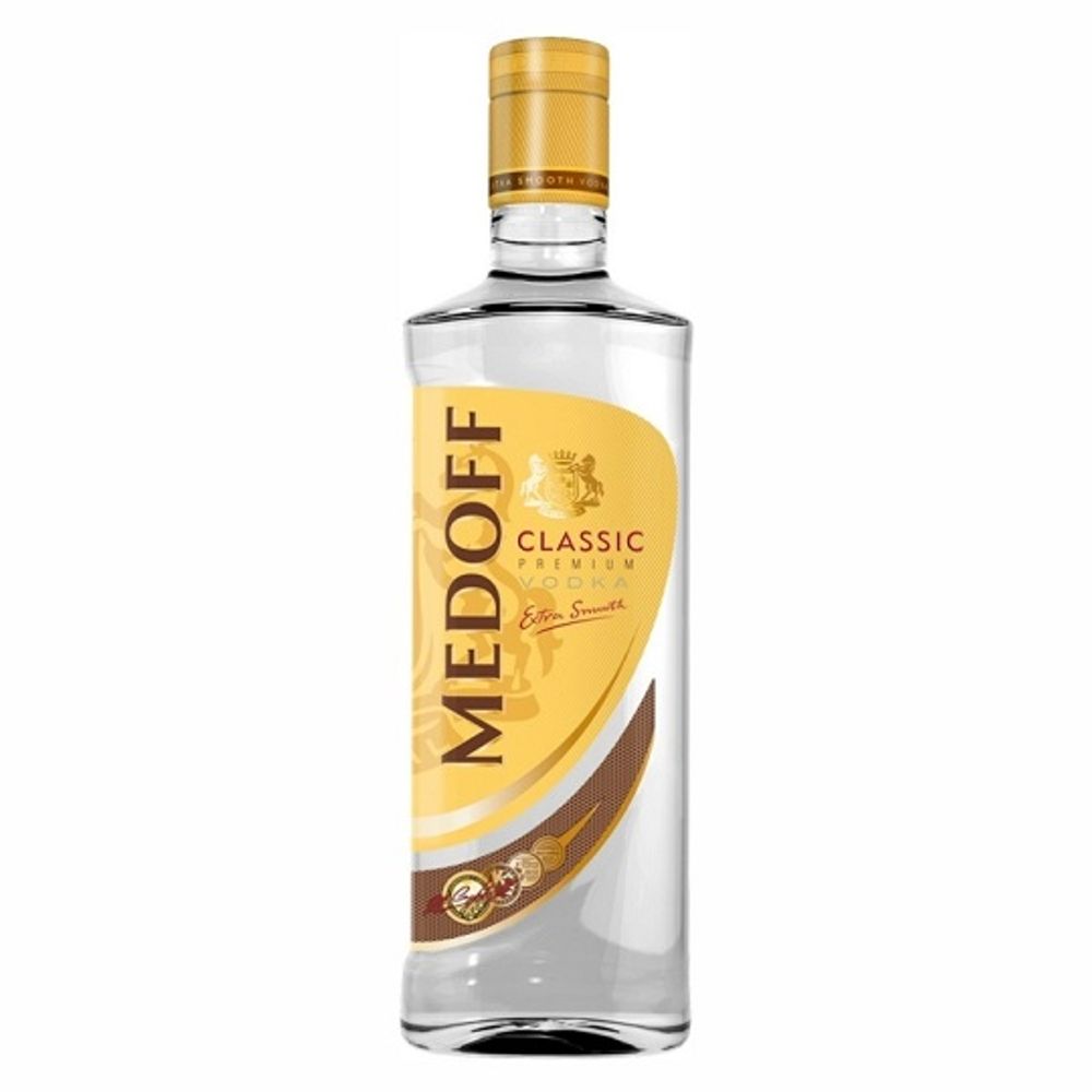 Водка МЕДОФФ КЛАССИК (MEDOFF CLASSIK) 40%, 0,5 л.