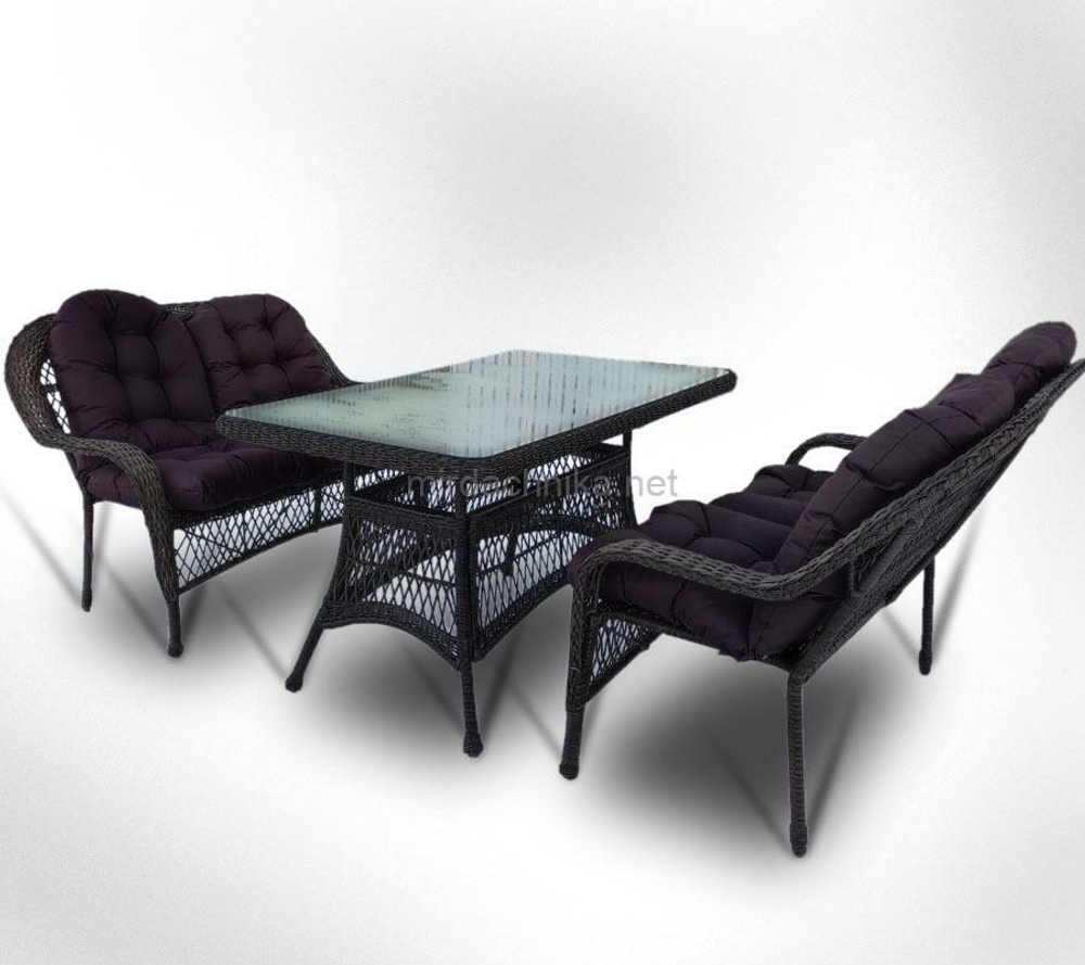 Комплект мебели из искусственного ротанга Мэдисон НЬЮ (Medison NEW) Сompany Set  с подушками на сидение и спинку