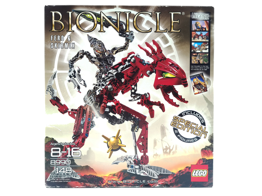 Конструктор LEGO Bionicle 8990 Феро и Скримикс