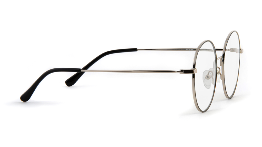 Очки с диоптриями AF096 черно-серебристый