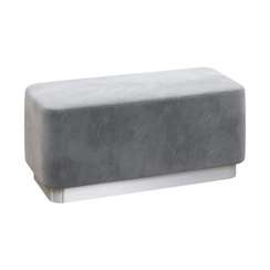 Вермонт Пуфик PV-4 Velutto 12/Серебро 1000*450*425