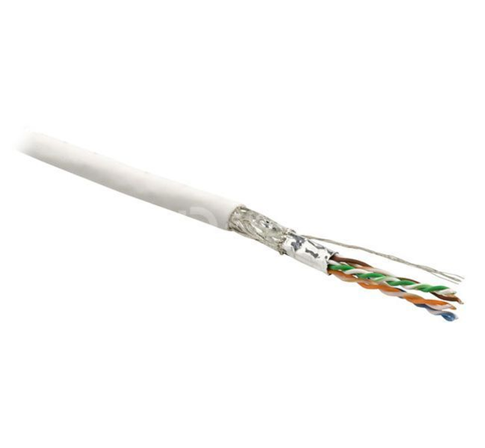Кабель витая пара Hyperline SFUTP4-C6-P26-IN-LSZH-WH-500