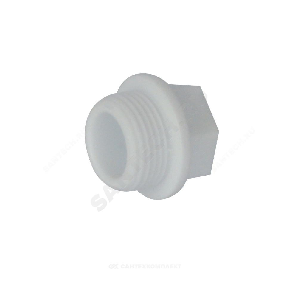Заглушка PP-R белая Дн 20х1/2" НР PRO VALFEX 10163020-PRO