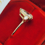 Кольцо с бриллиантами Груша 2.7 ct