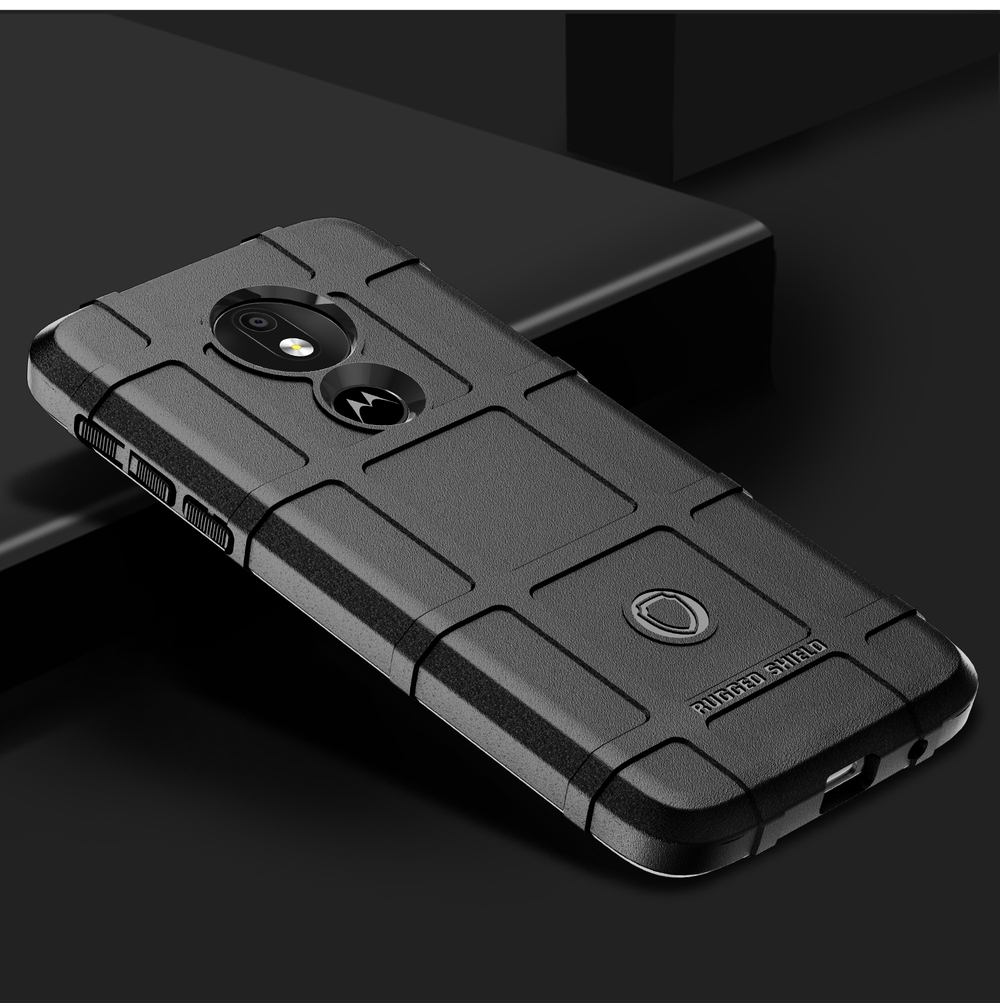 Чехол для Motorola Moto G7 Power цвет Black (черный), серия Armor от Caseport