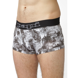 Мужские трусы боксеры серые с принтом череп PAPI