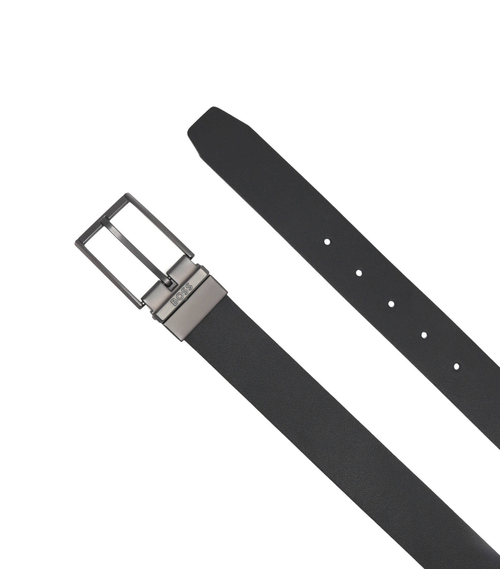 двусторонний кожаный ремень gemmy-soft_gb35 BOSS BLACK - черный(50481175)