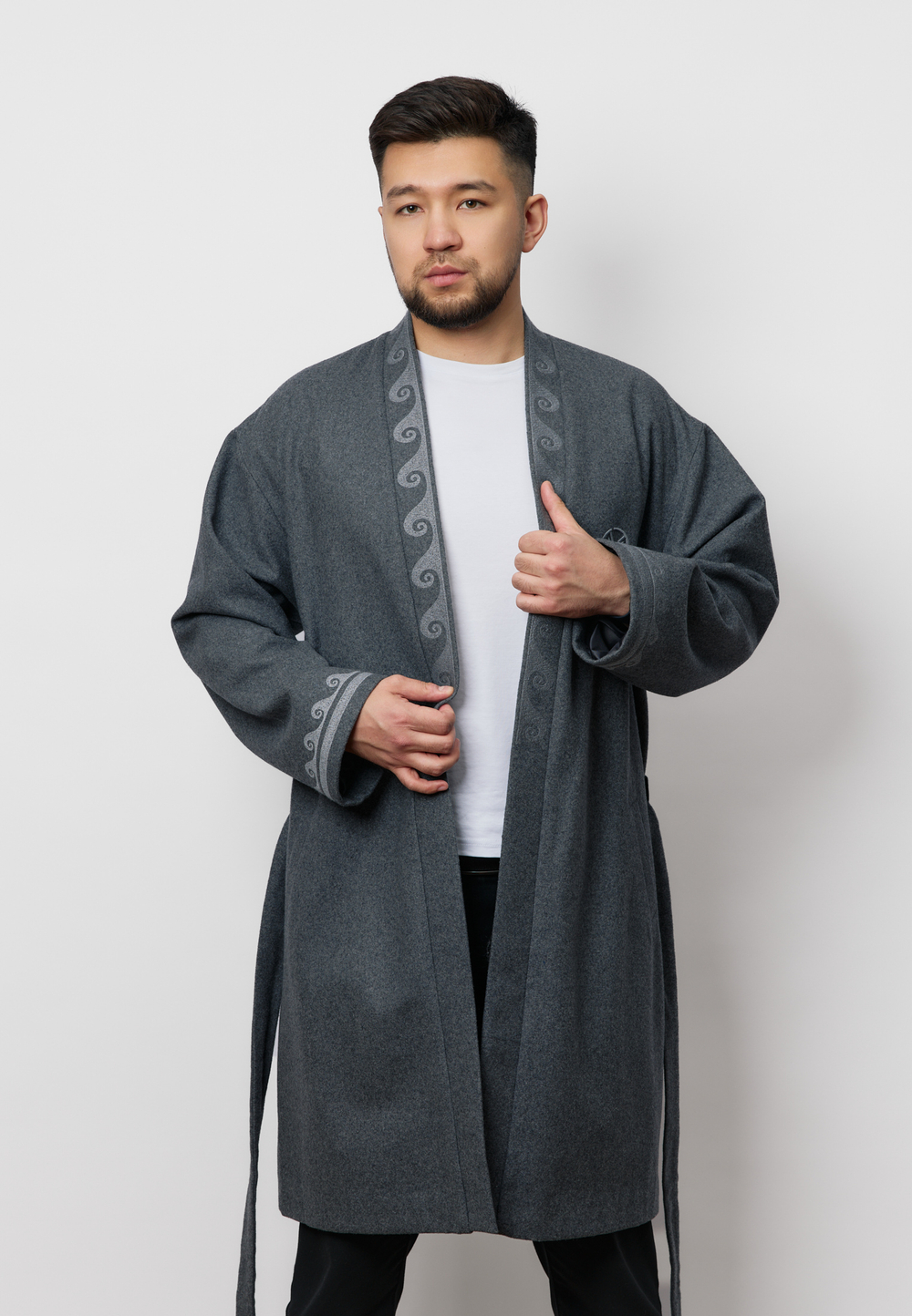 Шапан шерстяной OYU TOLQYN GREY