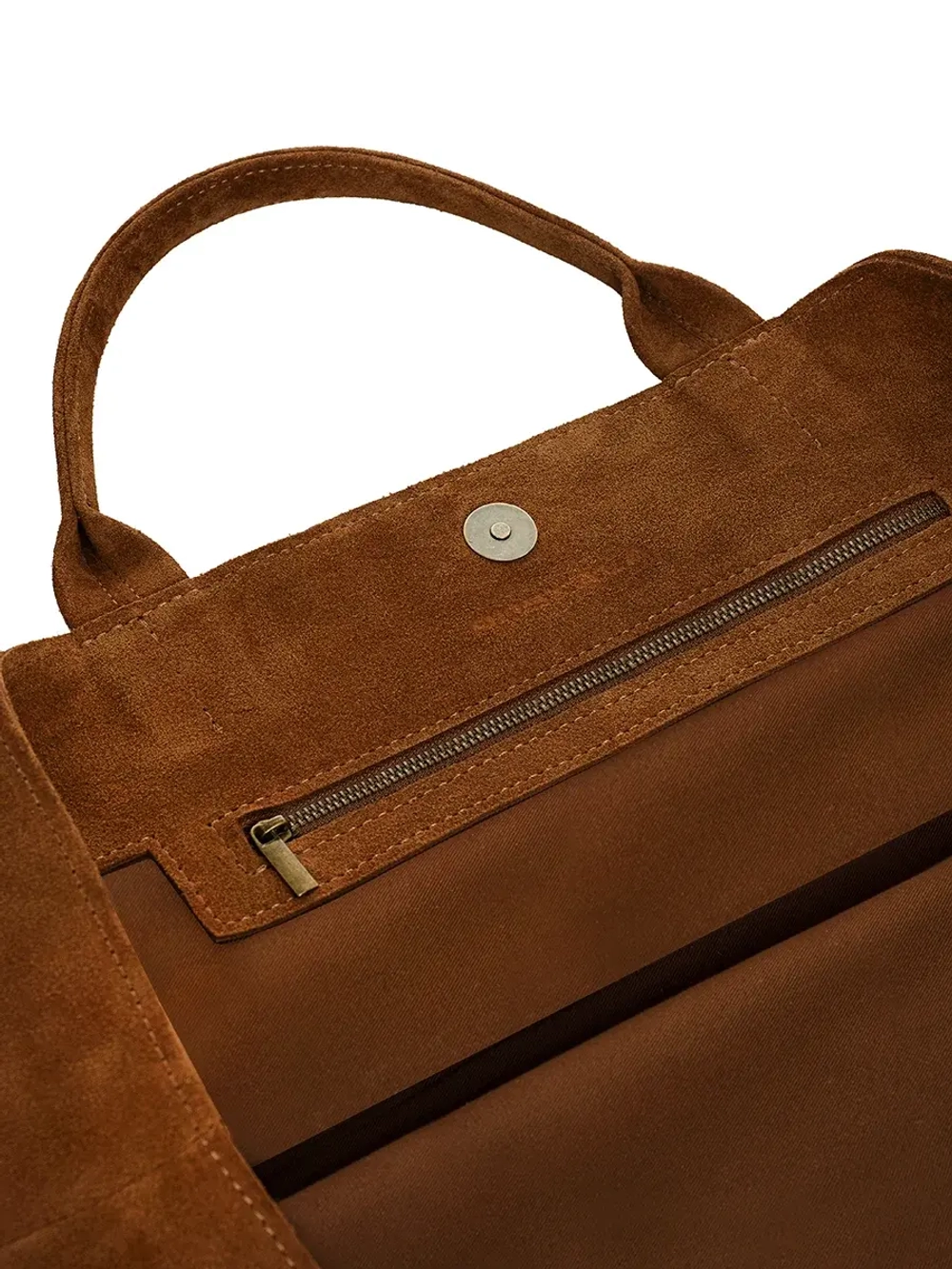 Тоут из замши Weekender bag «Tabacco»