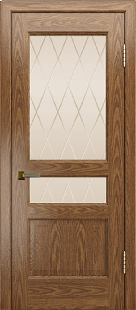 Межкомнатная дверь ЛайнДор Калина-К ДО Лондон Бронза 45 Дуб