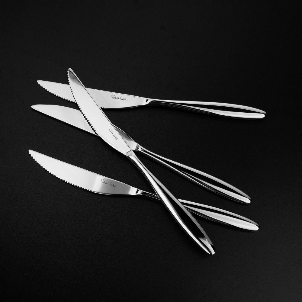 Набор ножей для стейка 4шт Robert Welch Hidcote Bright