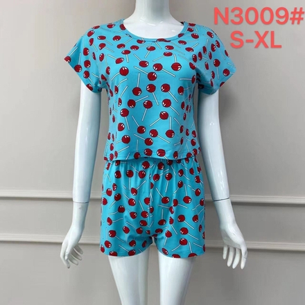 Пижама шорты и футболка 3009