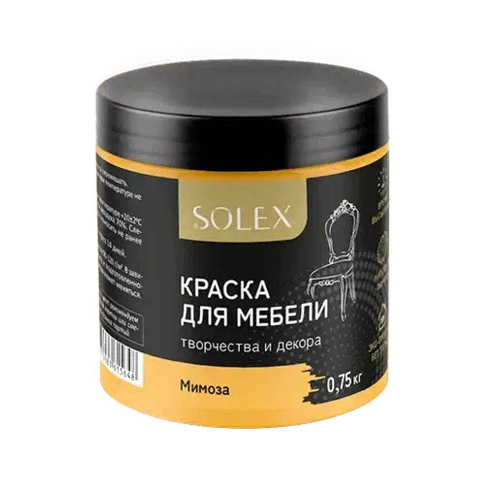 SOLEX Краска для мебели Мимоза 0,75кг (ИжСинтез)