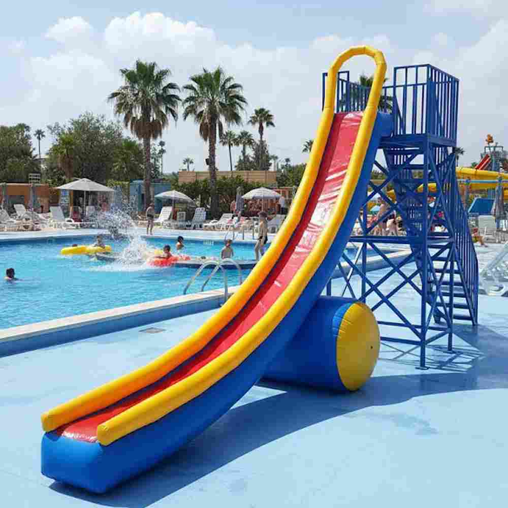 Водная горка «Головокружительный спуск» для вышки (опоры), 10×3×7 м