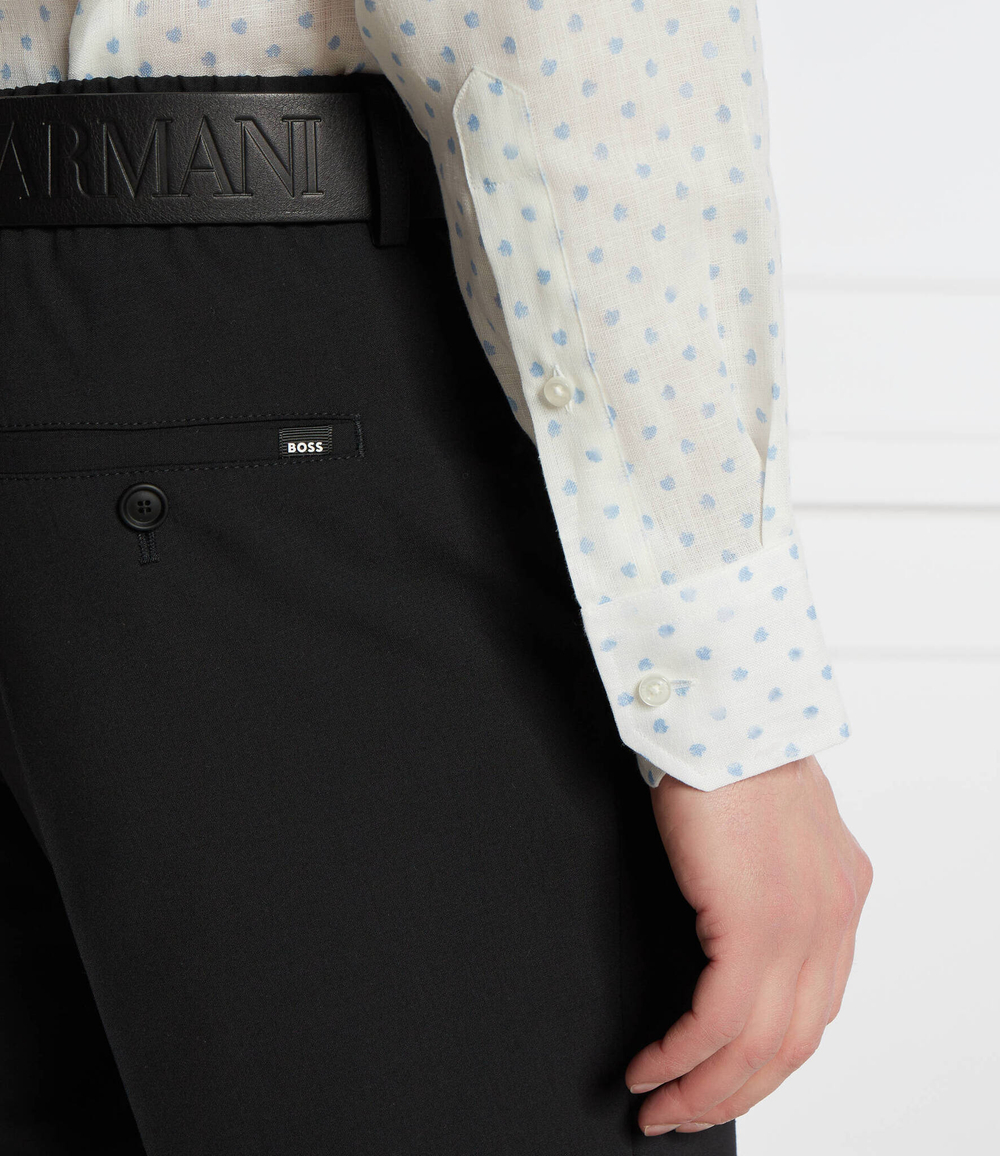 Льняная рубашка H-JOE BOSS BLACK - белый(50514898)