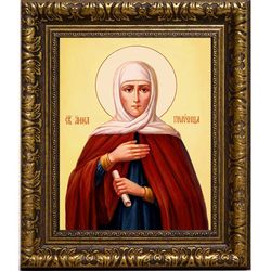 Святая Анна Пророчица, мать пророка Самуила. Икона на холсте.