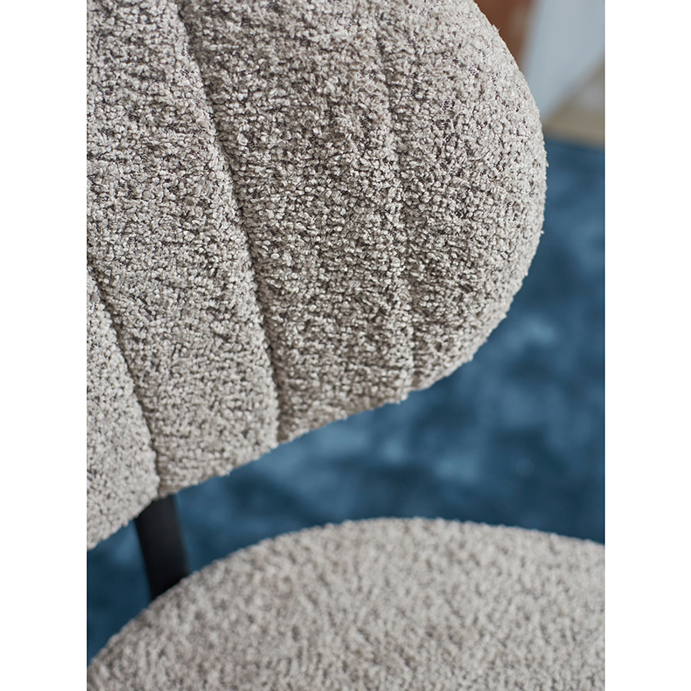 Стул robbi, букле, серо-бежевый