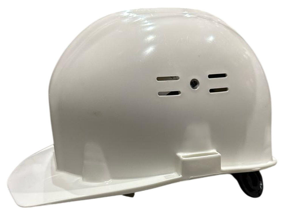 Каска белая (с храповым механизмом)
