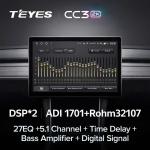 Магнитола для Hyundai Tucson 2018-2021 (рамка под 9") - Teyes CC3-2K-360 монитор 13" 2K QLED на Android 10, Быстрая, CarPlay, 4G SIM-слот, 4 камеры в комплекте