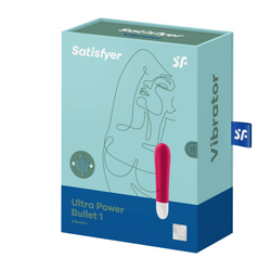 Мини вибромассажер Satisfyer Ultra Power Bullet 1, красный