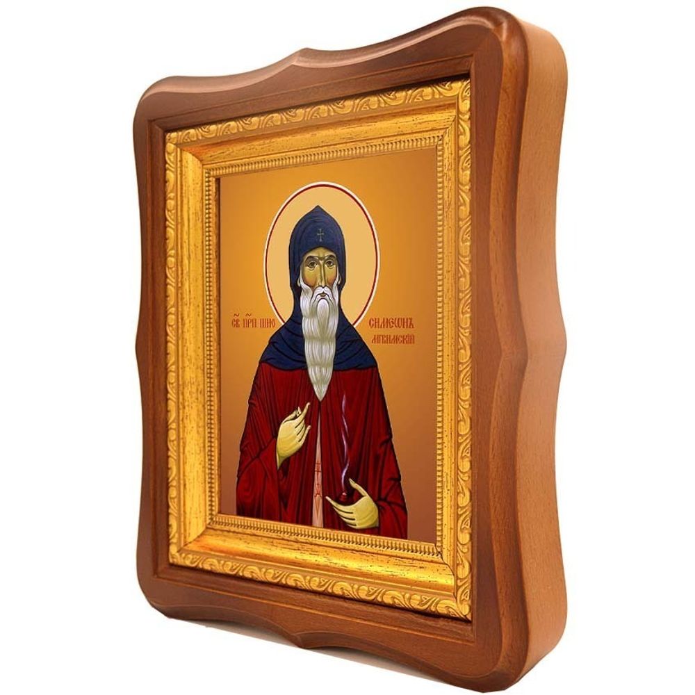 Шио (Симеон) Мгвимский преподобный. Икона на холсте.