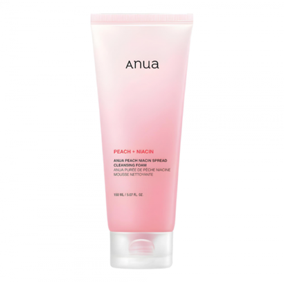 Anua Peach Niacin Spread Cleansing Foam пенка для умывания c экстрактом персика и ниацинамидом