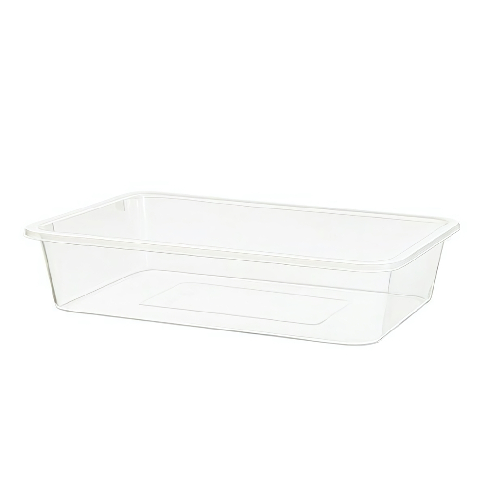 Лоток прямоугольный прозрачный 0,9 л 203*144*47 цвет в ассортименте