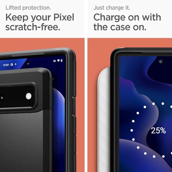 Чехол Spigen Tough Armor для Google Pixel 6 (2021) - Black