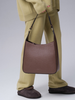 Кожаная сумка Azaro 31027 коричневый какао