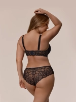 Бюстгальтер балконет push-up EVI черный