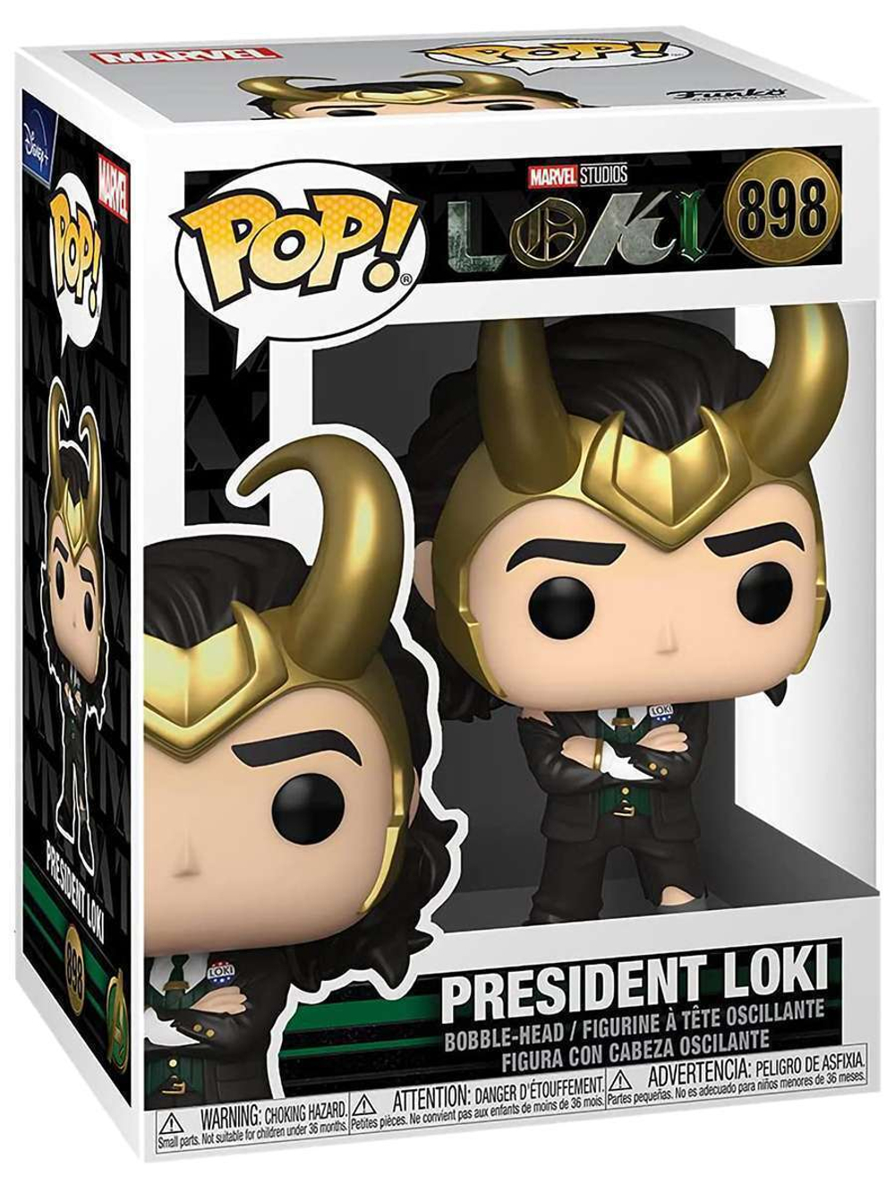 Фигурка Funko POP! Bobble Marvel Loki President Loki (898) 55743