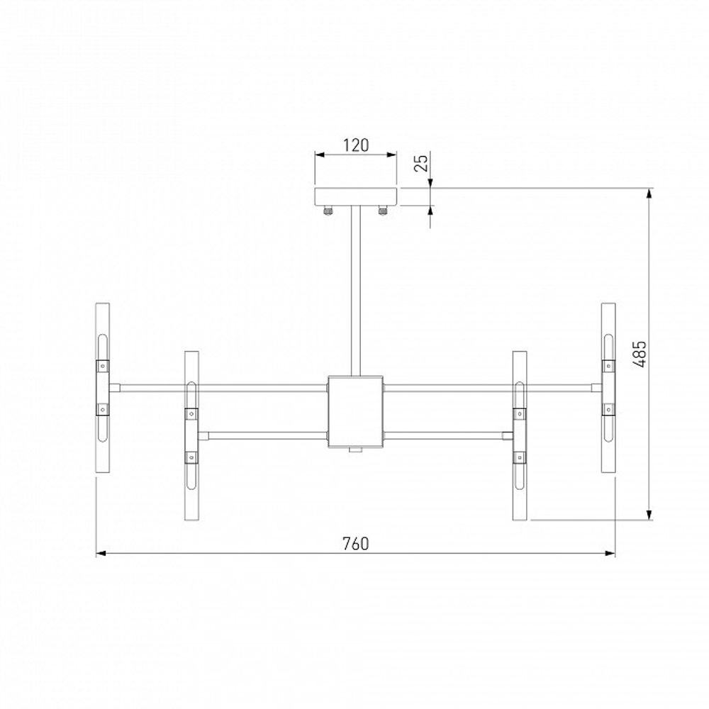 Люстра на штанге Bogate's Bastone 351 Smart