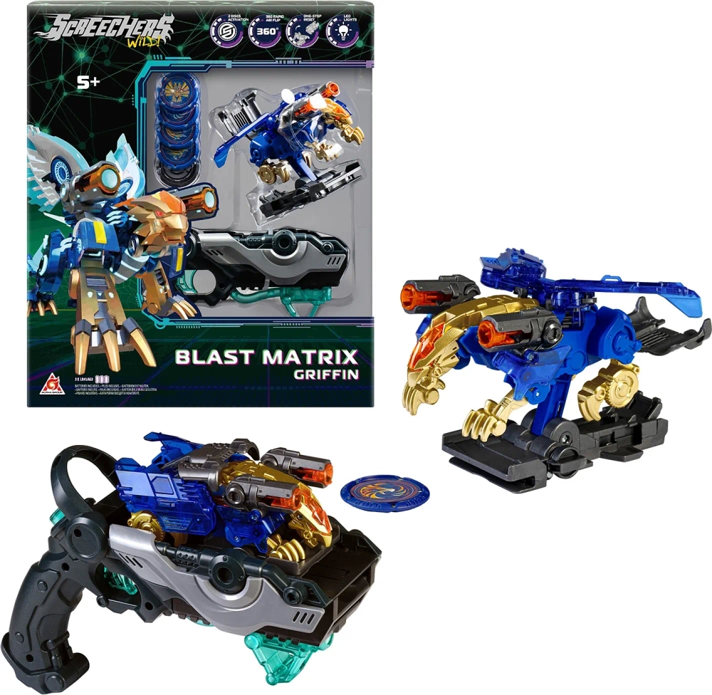 Дикие Скричеры. Игровой набор Бласт Матрикс Гриффон S5. ТМ Screechers Wild