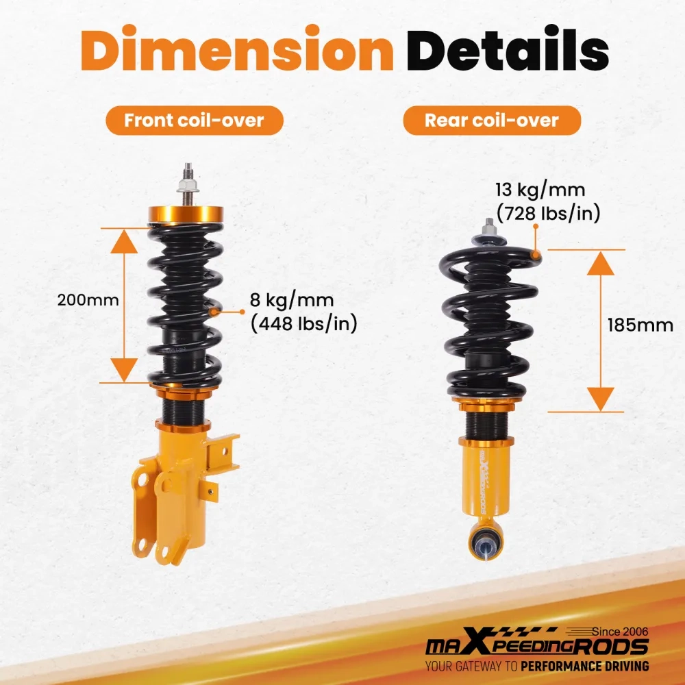 MaXpeedingrods Coilovers Suspension Kit подходит для автомобиля Chevrolet Camaro 2010-2015