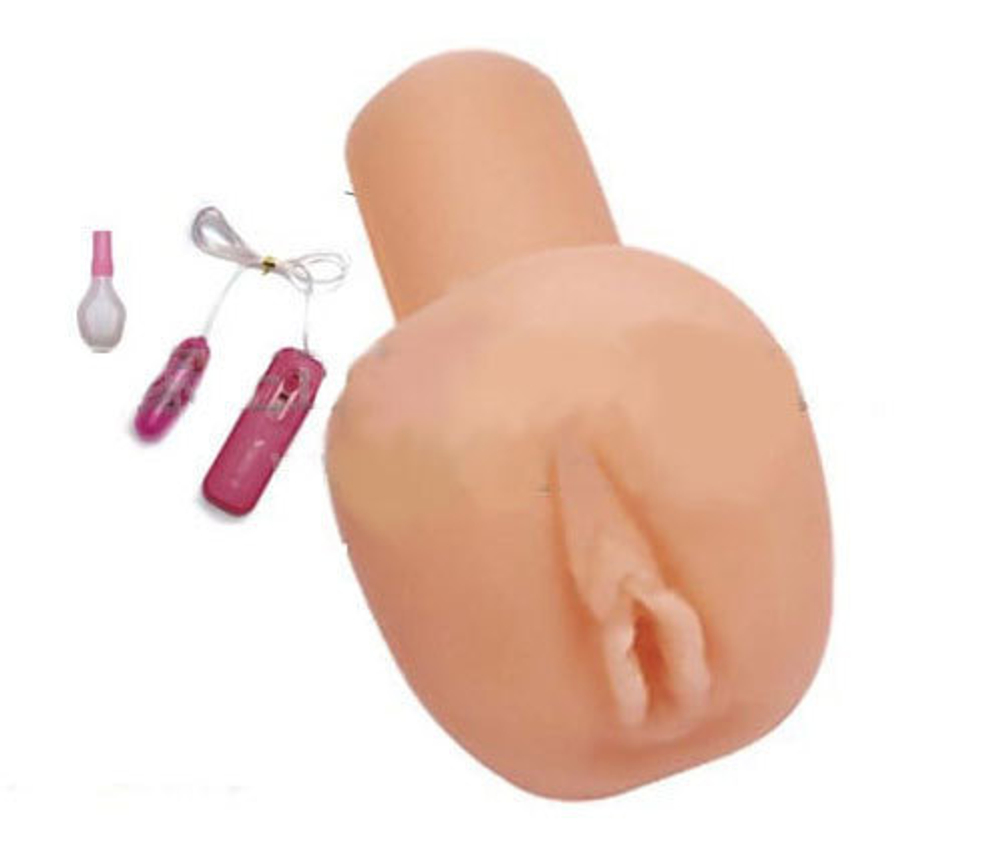 Мастурбатор-вагина с вибратором